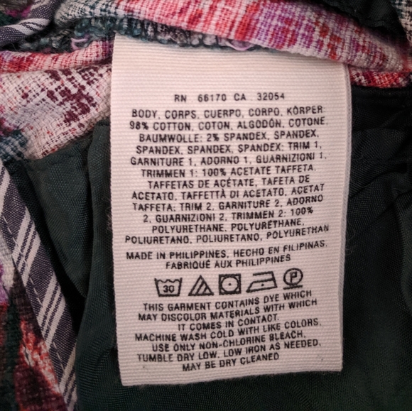 Cartonnier Green Floral Charlie Ankle Pants Size 2 - Picture 6 of 7